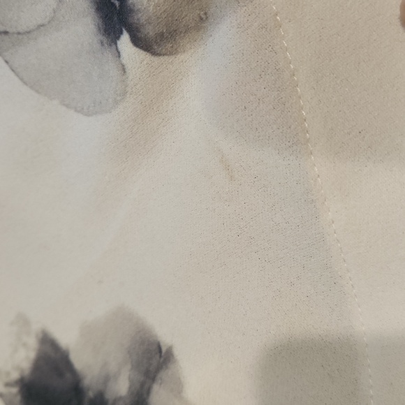 Black and white floral spaghetti trap formal dress by L'ATISTE - Picture 11 of 11